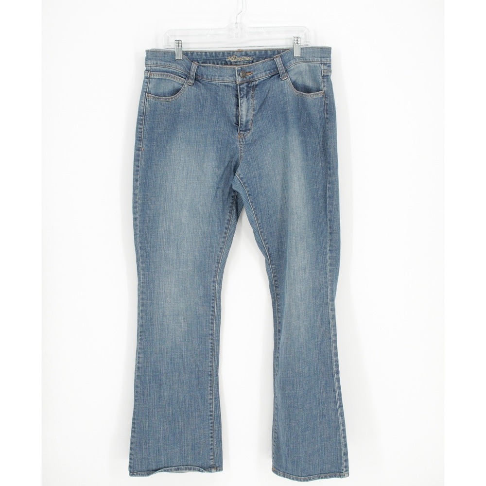 Old Navy Women's Blue The Dreamer Bootcut Jeans Size 14 Regular